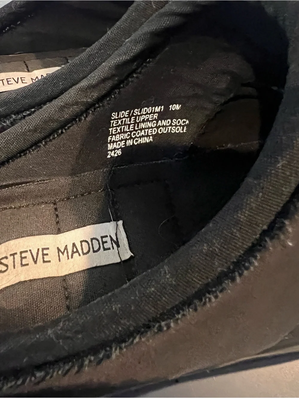 Steve Madden Quilted Puffer Slip-On Sneakers - Black